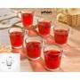 لیوان شیشه ای لیمون